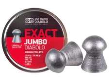 JSB Diabolo Exact Jumbo 22 Cal 15.89 Grains Domed 500 pellets