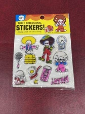 Vintage Three Dimensional /Puffy Sticker Sealed￼Package