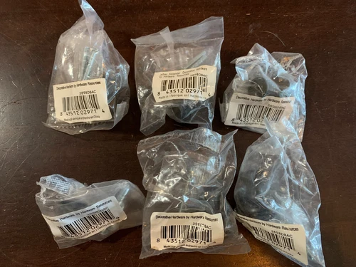 CABINET KNOBS 1-3/16" Oil-Rubbed Bronze Lot x6pks Hardware Resources 3898DBAC - Picture 1 of 6