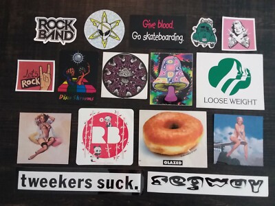 Sticker Collection Lot of 16 Some From Hot Topic
