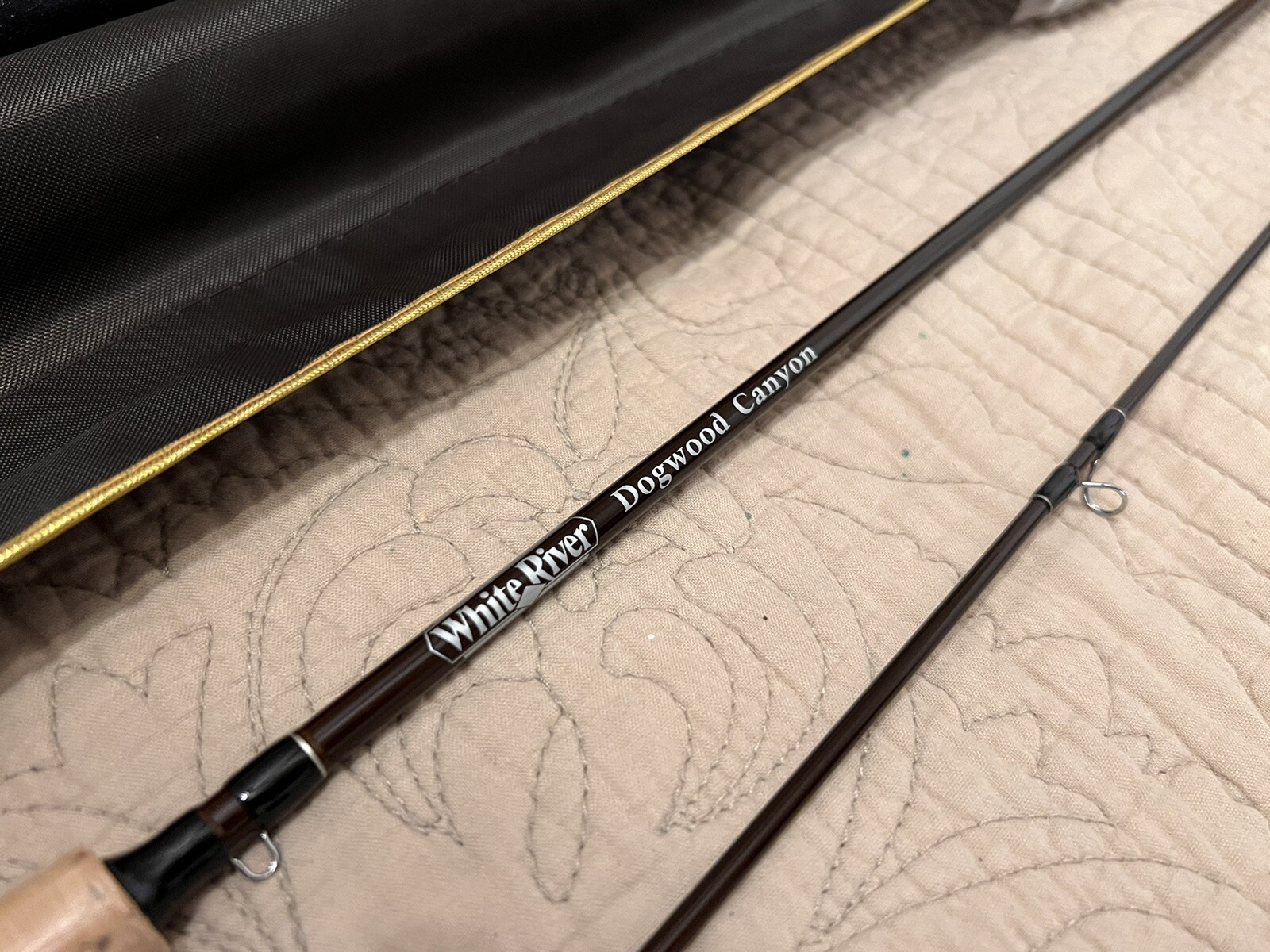 White River Dogwood Canyon Fly Rod DC 765 7’6 5 Line W/ Sock And Tube