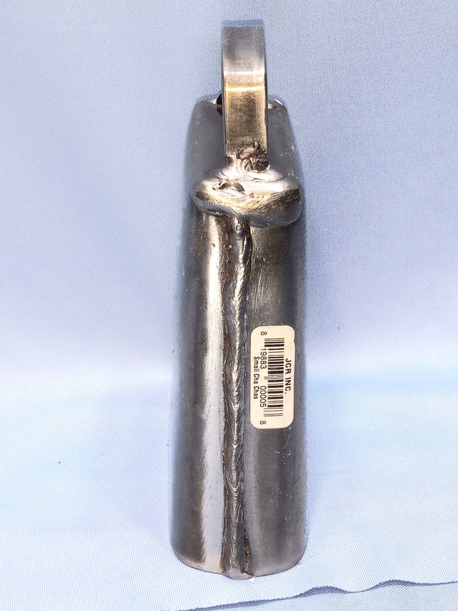 JCR Percussion Cowbell Legendary Small CHA CHA Bell Stamped
