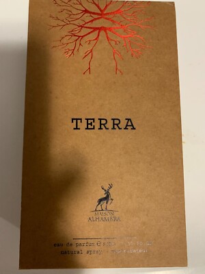 maison alhambra terra edp 100ml nice smokey parfumenew factory sealed