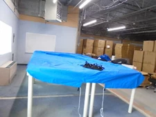 BOATER SPORTS SMB10277-BLUE EURO 21' V-HULL I / O 102' BEAM COVER MARINE BOAT