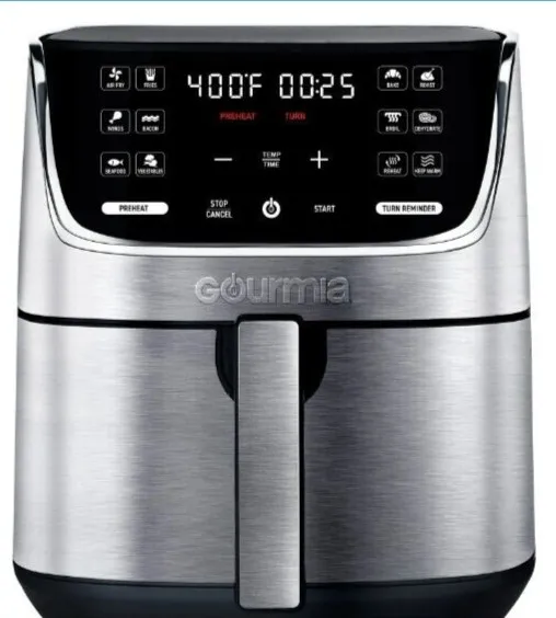 Gourmia 7-Qt. Stainless Steel Digital Air Fryer