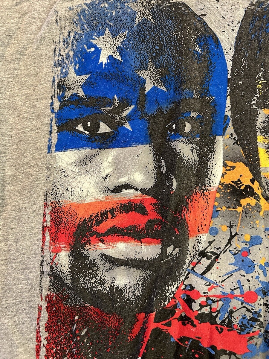 Mayweather vs Pacquiao Boxing Tshirt 2XL Floyd Mayweather Jr. vs Manny Pacquiao View 3