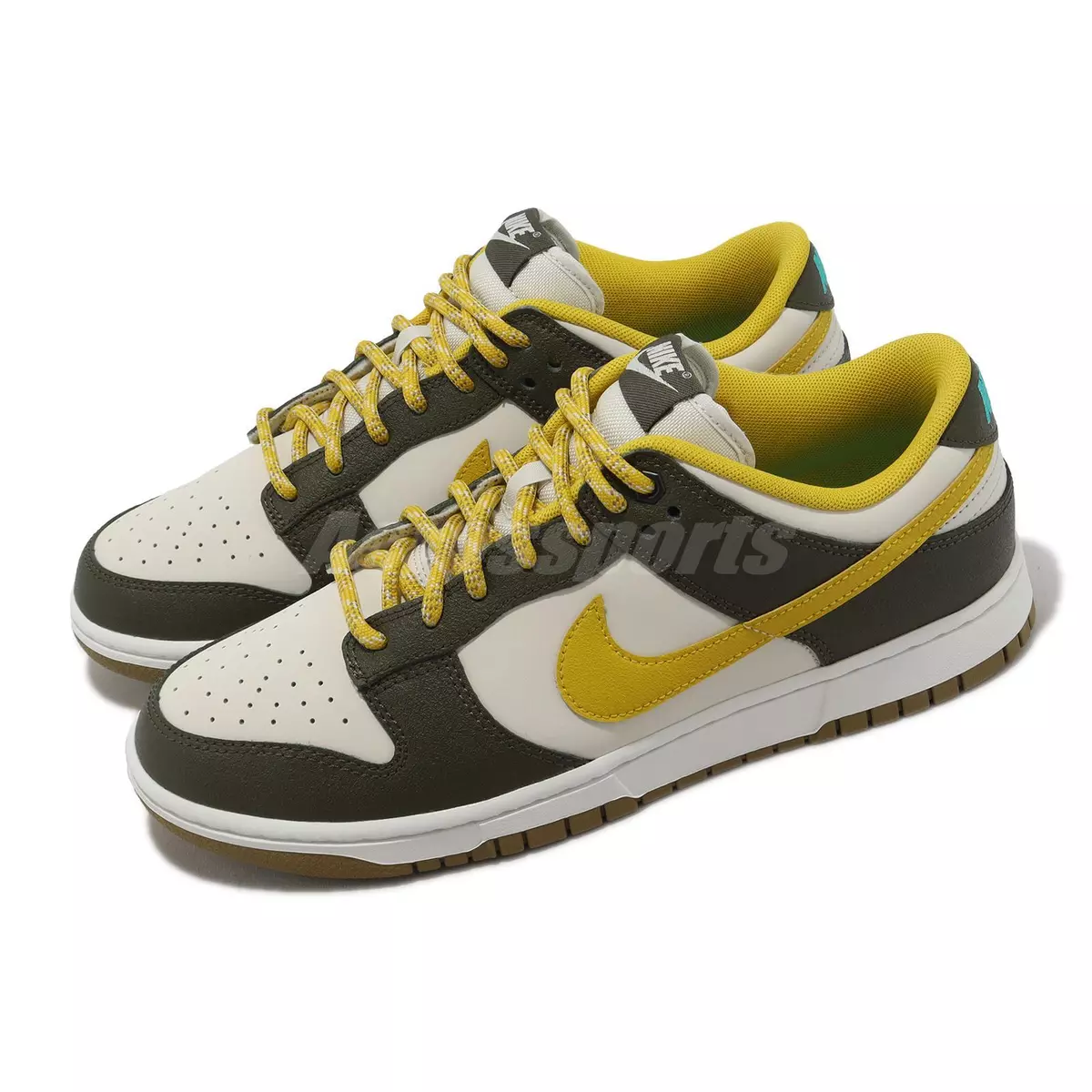 Nike Dunk Low Retro PRM Cargo Khaki Vivid Sulfur Men Unisex Casual  FV3629-371