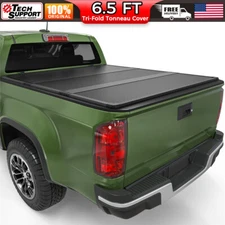 6.5FT Hard Folding Tonneau Cover Truck Bed for 2014-2021 Toyota Tundra Top On