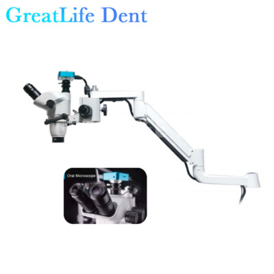  Dental Operation Microscope Surgical 10.5X15B Wide 0-180°Angle Adjustable 1600W