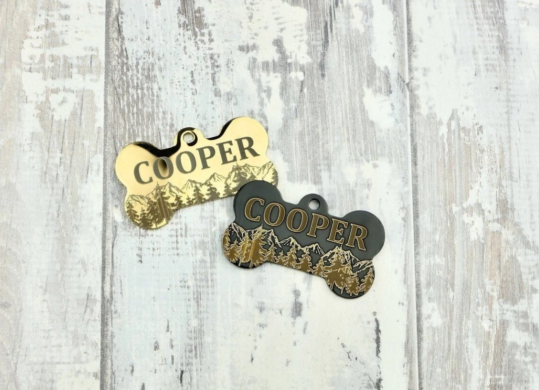 Gun shaped cheap dog tag