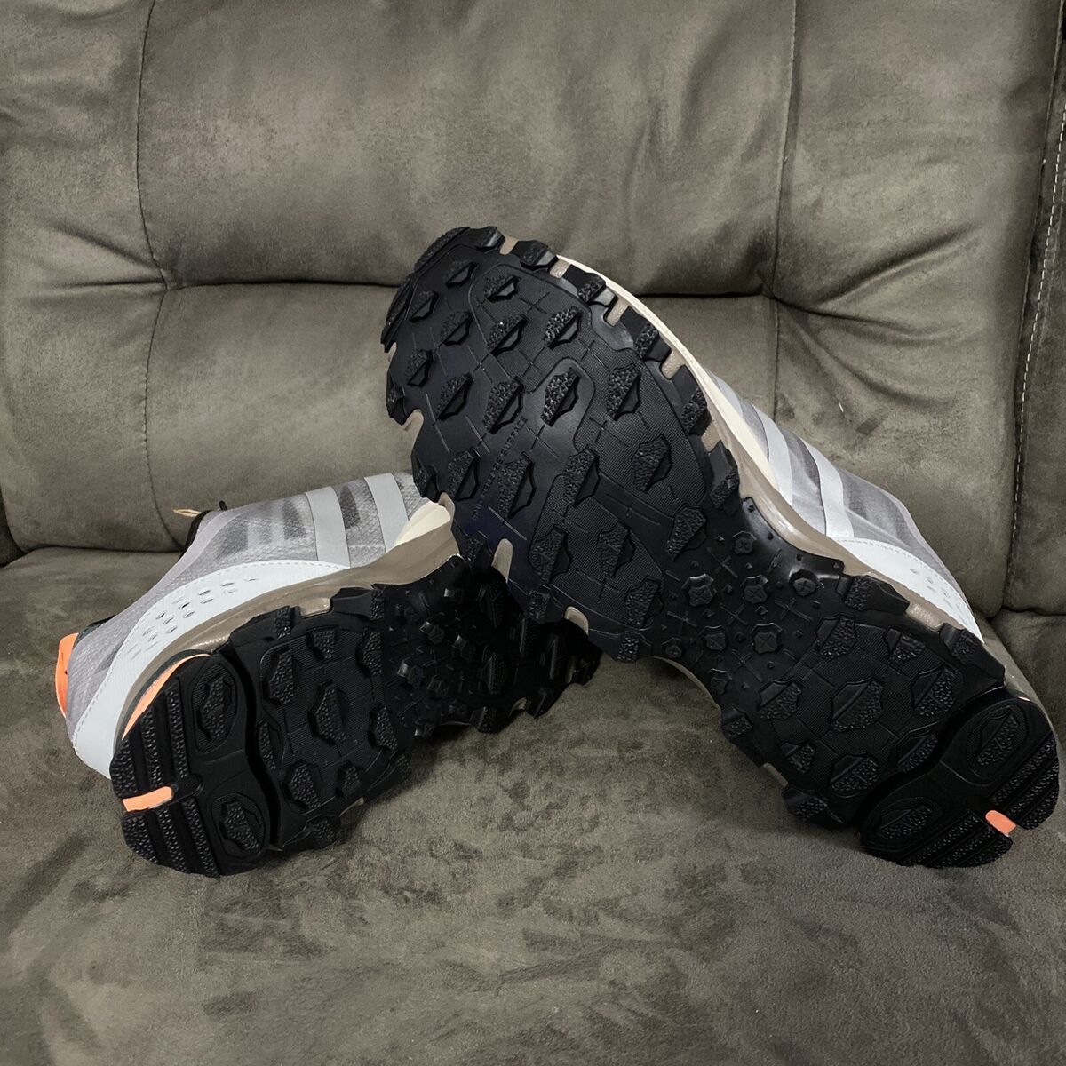 New adidas Hyperturf Adventure Shield Matte Silver Orange New adidas Hyperturf Adventure Shield Matte Silver Orange