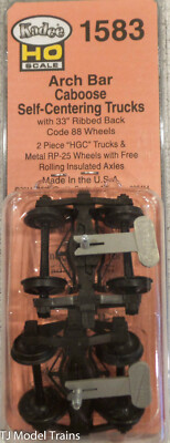 Kadee HO #1583 Arch Bar Caboose (Trucks) 