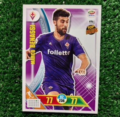 CARD ADRENALYN XL FOOTBALLERS PANINI 2017/18 FLORENTINA N°496 BENASSI 2018  