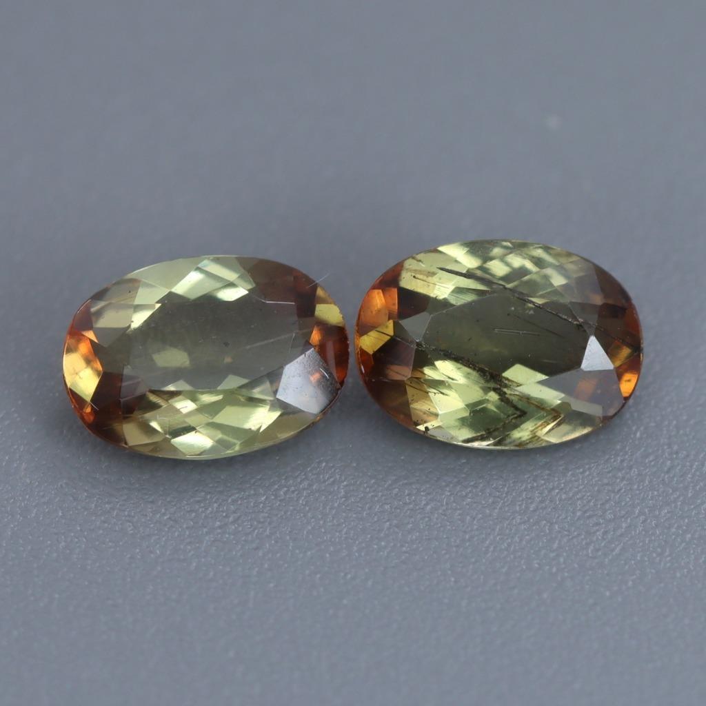 Rare 1.51Cts Natural Andalusite Brown Oval Cut 2Pcs Loose Gemstone eBay