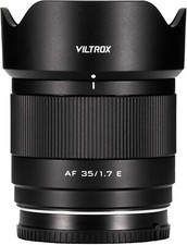 VILTROX 35mm E Mount F1.7 Auto Focus APS-C Prime Lens For Sony E- Mount Cameras