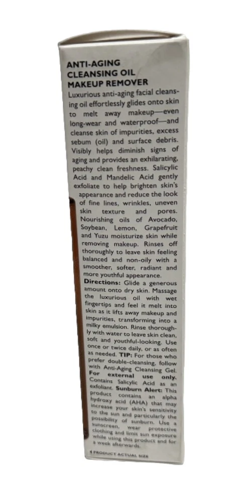 Aceite limpiador antienvejecimiento Peter Thomas Roth desmaquillante 5 oz nuevo en caja Foto 4 de 4