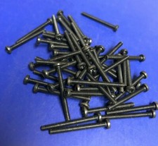 ba screws 8BA x 7/8" Pozi Pan Head Machine Screws, Black Oxide QTY 50