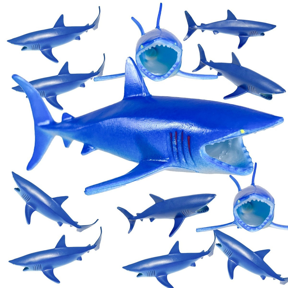 Plastic Shark For Drinks - 12 Pack of Party Sharks! - Like Outback