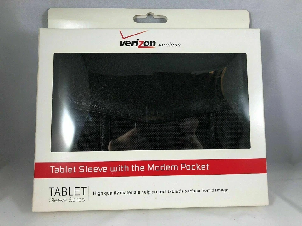 Verizon Universal 10"x 8" Leather Sleeve Case for iPad TouchPad Tablet eBook - Image 3 of 4