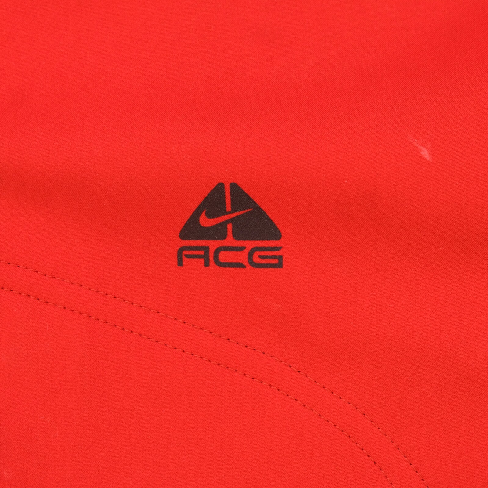 Rare Vintage NIKE ACG Swoosh Triangle Full Zip Shell Jacket 90s 2000s Orange M image 2