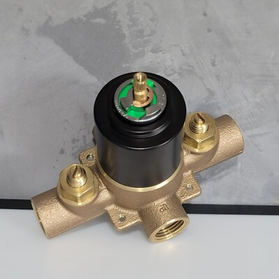 #ad Kingston Brass KB650V Pressure Balanced Rough In Tub and Shower Valve with Stops $54.99