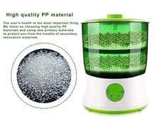 2 Layer Multifunctional Bean Sprout Maker Automatic Seed Sprouter Machine 110V