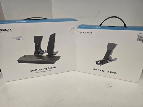Moza SR-P Two Racing Pedal Set & SR-P Clutch ( Special Combo Deal )