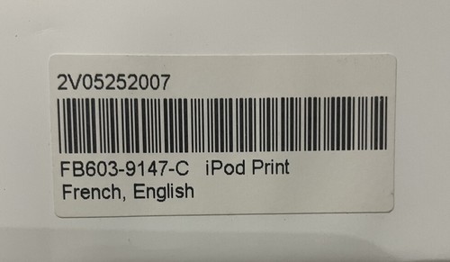 Apple Original iPod 5th Gen Video Instructions Mint - Picture 3 of 3