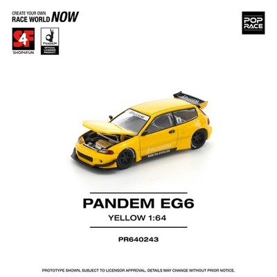 Pop Race 1/64 Pandem Civic EG6 Philippine Manila Exclusive (In