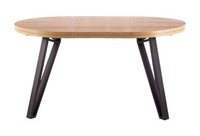Esstisch KüChentisch Galaxy 100-168X100X76Cm Eiche Artisan / Schwarz Ausziehbar