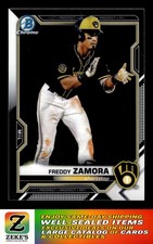 2021 Bowman #BCP-2 Freddy Zamora Chrome Prospects