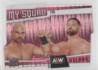 2022 Upper Deck Allure AEW My Squad Pink 48/100 Dax Harwood Cash Wheeler FTR 4f5