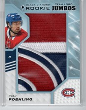 2019-20 Black Diamond Rookie Team Logo Jumbo Patches #RTLRP Ryan Poehling