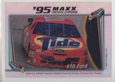1995 Maxx Premier Plus Crown Chrome Ricky Rudd #10 Ford 0q3