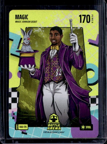 2024 Bo Jackson Battle Arena TCG Alpha Magic Steel 80's Rad Battlefoil #RAD-170