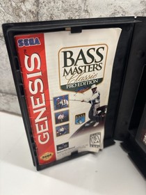 Bass Masters Classic Pro Edition (Sega Genesis, 1995) Complete in Box CIB Tested