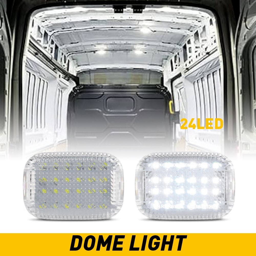 LED Interior Bulbs Roof Light for 2015-2024 Ford Transit 150/250/350/350 HD Van