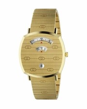 Gucci Grip YA157409 38mm Gold Stainless Steel MENS Unisex Wristwatch - BRAND NEW