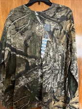 Realtree Men's Edge Camo Lightweight Performance Long Sleeve Tee 2XL 50-52 NWT