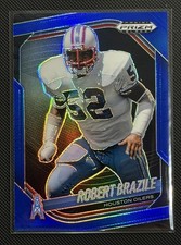 2025 Panini Prizm Black Robert Brazile Blue Prizm /199 Houston Oilers #64