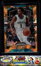 2019-20 Panini Prizm #205 Malik Monk Prizms Orange Ice Charlotte Hornets