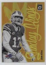 2024 Panini Donruss Optic Sunday Kings Gold Prizm 8/10 Josh Allen #5 1o2