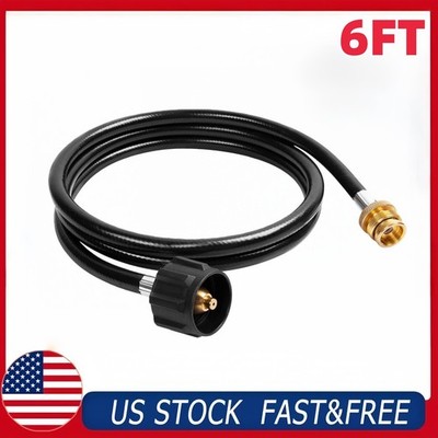 SHINESTAR 6FT Propane Hose Adapter 1lb to 20lb for Buddy Heater US