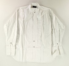 Gitman Bros Shirt Tuxedo White Mens 18-35