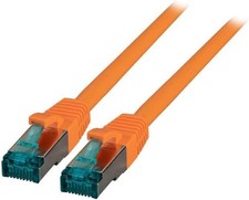 EFB RJ45 CABLE DE RED S/FTP, CAT.6A, LSZH, 15M, ORANGE