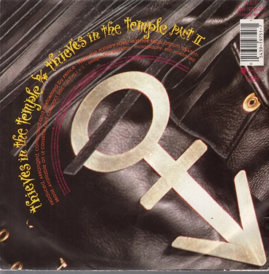 Prince Thieves Im Tempel 7" Vinyl Deutschland Paisley Park 1990 7" In Bildhülle - Bild 2 von 4