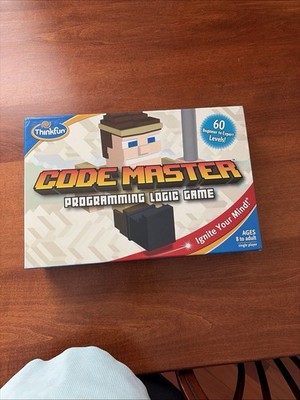 Think Fun Code Master Programming Logic Game STEM Ages 8+ COMPLETE Pre-Owned