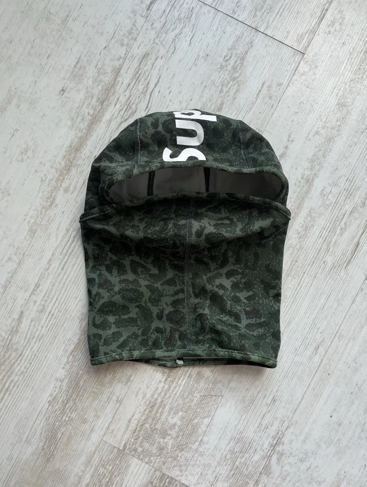 TOTALMENTE NUEVO Supreme Heat Reactive Pasamontañas Patrón Leopardo Shiesty Máscara de Esquí Foto 2 de 4