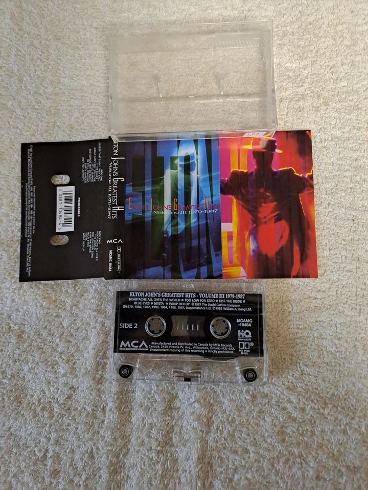 Elton John's Greatest Hits Volume 3 1979-1987 Cassette TESTED EXCELLENT - Image 3 of 4