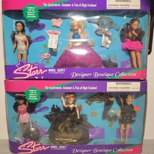 Vintage JPi Starr Model Agency Dolls Designer Boutique Collection Lot Of 2 NRFB